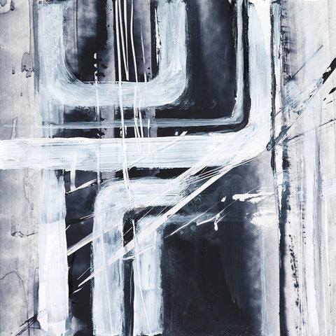 Turn Signal II Black Ornate Wood Framed Art Print with Double Matting by Harper, Ethan