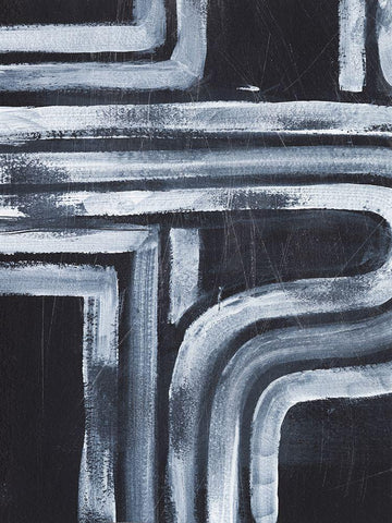 Hugging the Turns I Black Ornate Wood Framed Art Print with Double Matting by Harper, Ethan