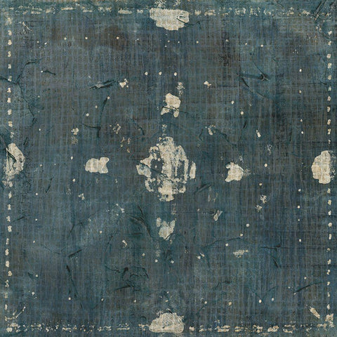 Freehand Batik I Gold Ornate Wood Framed Art Print with Double Matting by Vess, June Erica