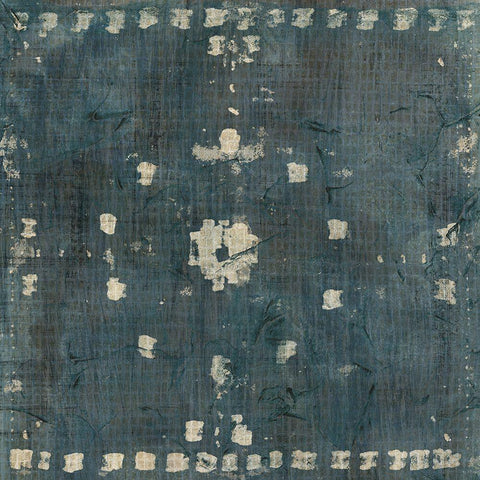 Freehand Batik IV White Modern Wood Framed Art Print by Vess, June Erica