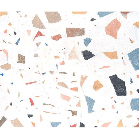 Confetti Abstract I White Modern Wood Framed Art Print by OToole, Tim