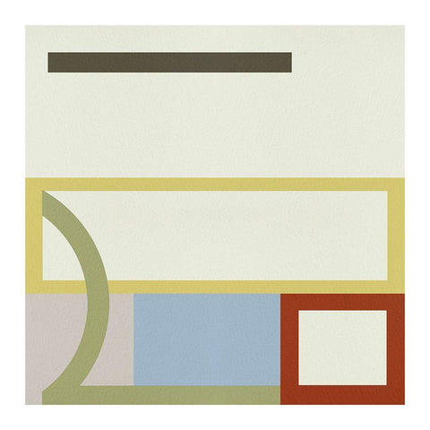 Pop Codes VIII White Modern Wood Framed Art Print with Double Matting by Wang, Melissa