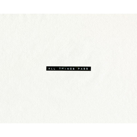 Typed Encouragement II White Modern Wood Framed Art Print by Caroline, Emma