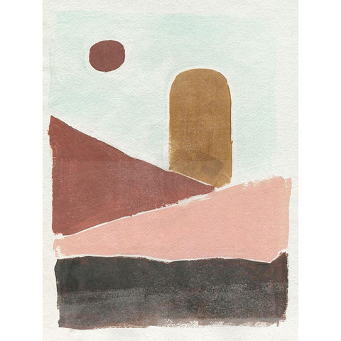 Desert Arch II Gold Ornate Wood Framed Art Print with Double Matting by Parker, Jennifer Paxton