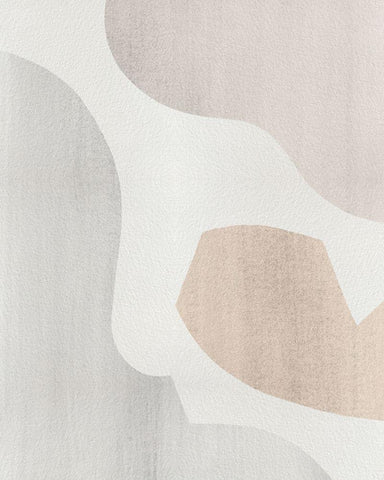 Shaping Soft III Black Ornate Wood Framed Art Print with Double Matting by Popp, Grace