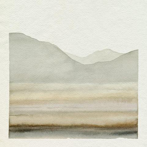 Desert Film I Black Modern Wood Framed Art Print by Caroline, Emma