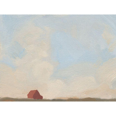 Late Summer Sky I Black Modern Wood Framed Art Print by Green, Jacob