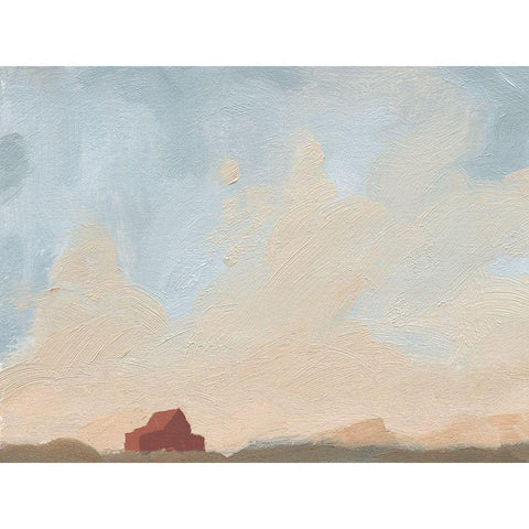 Late Summer Sky III Black Modern Wood Framed Art Print by Green, Jacob
