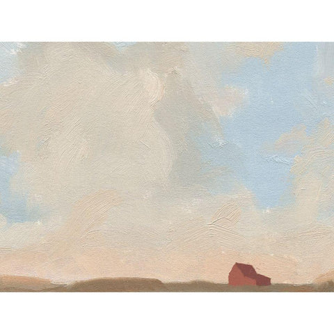 Late Summer Sky IV Black Modern Wood Framed Art Print by Green, Jacob