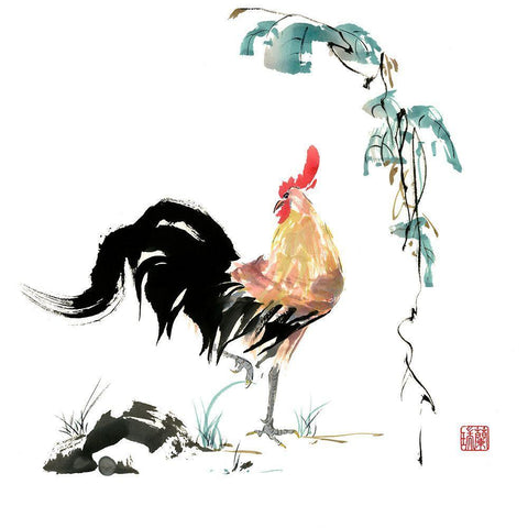 Surveying the Kingdom White Modern Wood Framed Art Print with Double Matting by Rae, Nan