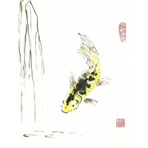 Determined Black Modern Wood Framed Art Print by Rae, Nan