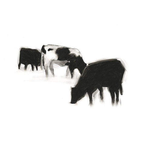 European Farm Collection X Black Modern Wood Framed Art Print with Double Matting by Harper, Ethan