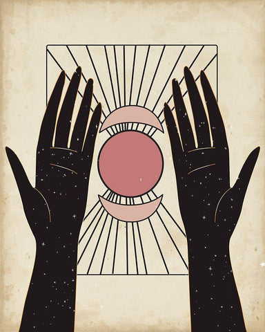 Unphased I White Modern Wood Framed Art Print with Double Matting by Parker, Jennifer Paxton