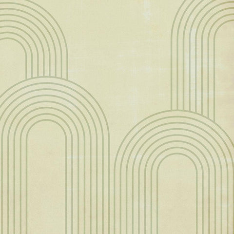 Sage Arches IV White Modern Wood Framed Art Print with Double Matting by Barnes, Victoria