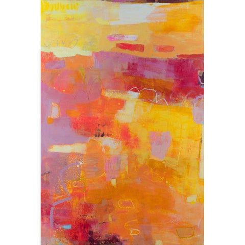 Viv II Black Modern Wood Framed Art Print with Double Matting by Jachimiec, Sue
