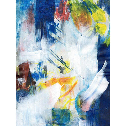 Cooler Days II Black Modern Wood Framed Art Print by Combs, Joyce