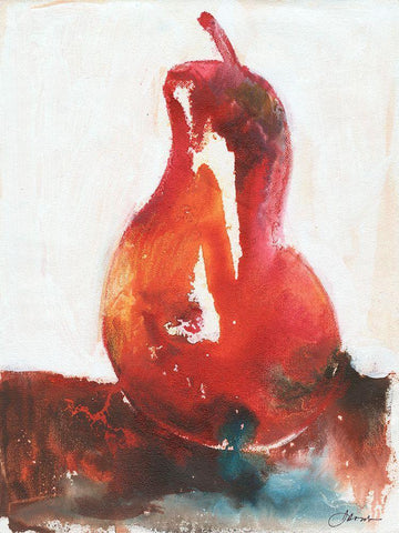 Optimistic I Black Ornate Wood Framed Art Print with Double Matting by Combs, Joyce