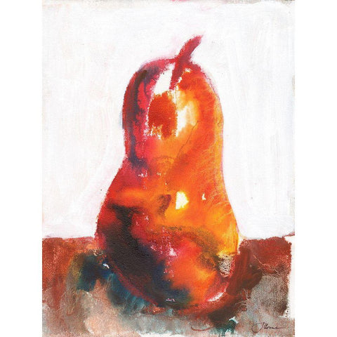 Optimistic II Black Modern Wood Framed Art Print with Double Matting by Combs, Joyce