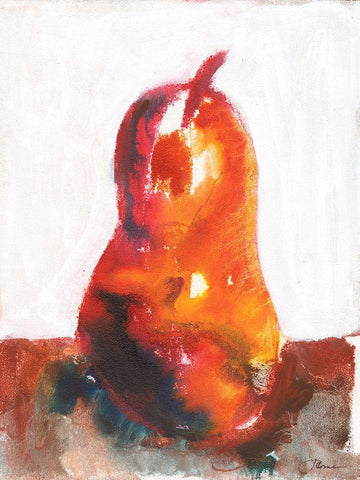 Optimistic II Black Ornate Wood Framed Art Print with Double Matting by Combs, Joyce