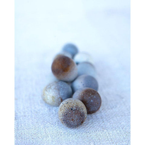 Eggs on Linen Gold Ornate Wood Framed Art Print with Double Matting by Soderman, Tania