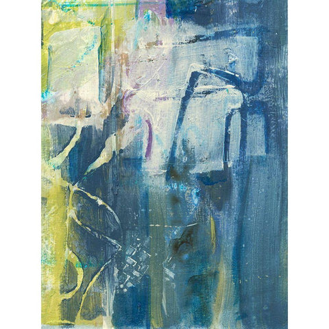 Enchanted Dreams II Black Modern Wood Framed Art Print with Double Matting by Combs, Joyce