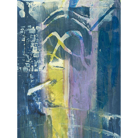 Enchanted Dreams III White Modern Wood Framed Art Print by Combs, Joyce