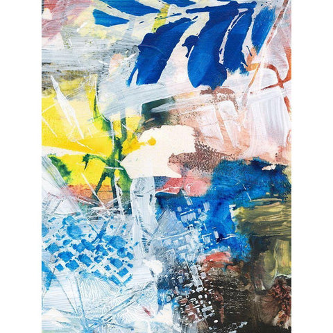 Step Out III Black Modern Wood Framed Art Print by Combs, Joyce