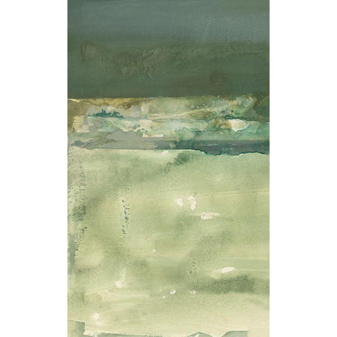 Winter Solitude II Black Modern Wood Framed Art Print by Combs, Joyce