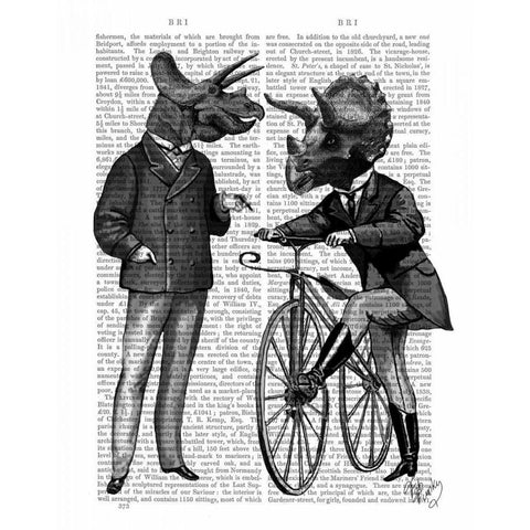 Triceratops Men What Kind of Mileage Black Modern Wood Framed Art Print by Fab Funky