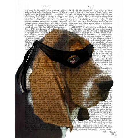 Basset Hound Ninja Black Modern Wood Framed Art Print with Double Matting by Fab Funky