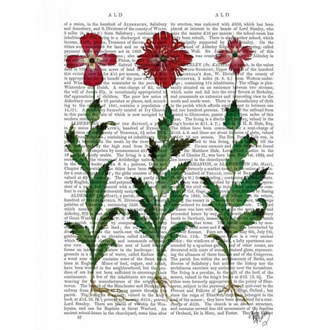 Italian Carnation 1 White Modern Wood Framed Art Print by Fab Funky