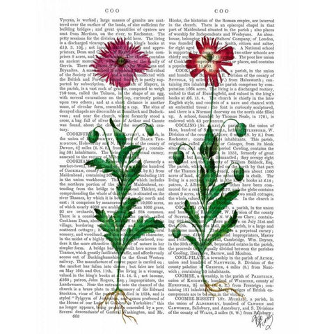 Italian Carnation 3 Gold Ornate Wood Framed Art Print with Double Matting by Fab Funky