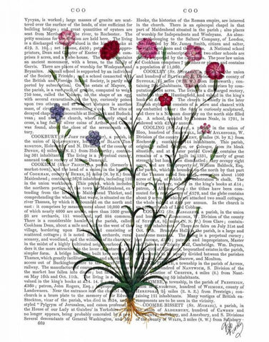 Italian Carnation 5 Black Ornate Wood Framed Art Print with Double Matting by Fab Funky