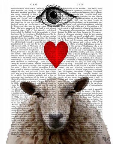 I Heart Ewe Black Ornate Wood Framed Art Print with Double Matting by Fab Funky