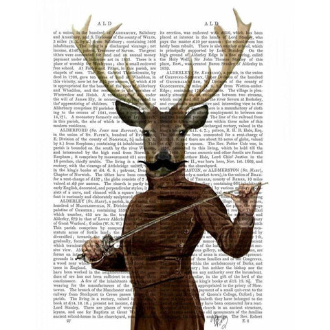 Fencing Deer Portrait White Modern Wood Framed Art Print by Fab Funky