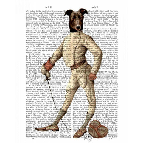 Greyhound Fencer in Cream Full White Modern Wood Framed Art Print by Fab Funky