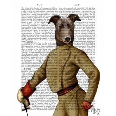 Greyhound Fencer Dark Portrait Black Modern Wood Framed Art Print with Double Matting by Fab Funky