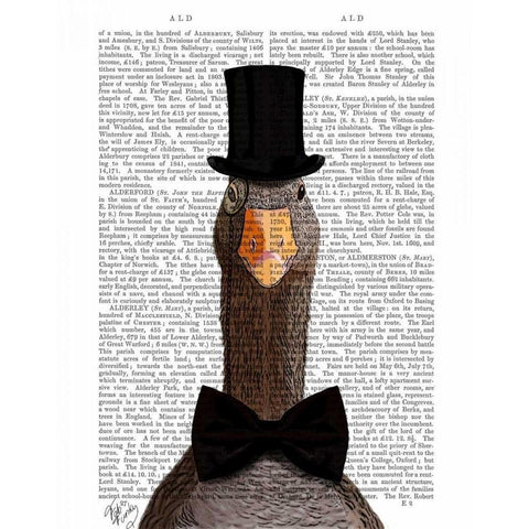 Distinguished Goose White Modern Wood Framed Art Print by Fab Funky