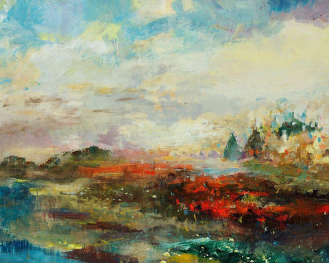 A Different Light Black Ornate Wood Framed Art Print with Double Matting by Maas, Jodi