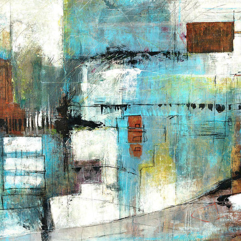 Chance White Modern Wood Framed Art Print by Schicker, Joshua