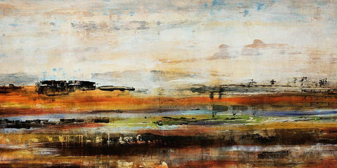 Historia White Modern Wood Framed Art Print with Double Matting by Henry, Alexys