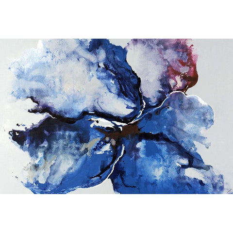 Magic Pool Black Modern Wood Framed Art Print with Double Matting by Edmunds, Sydney