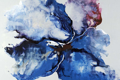 Magic Pool Black Ornate Wood Framed Art Print with Double Matting by Edmunds, Sydney