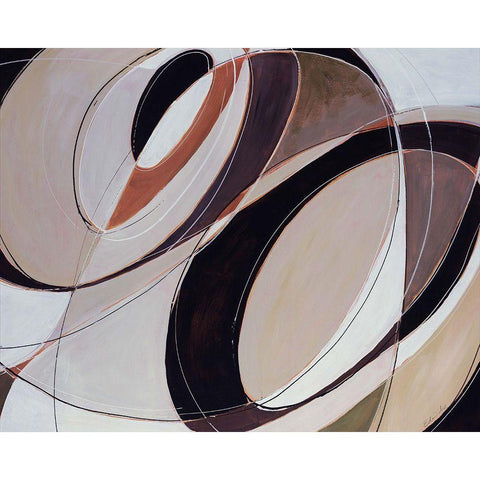 Modern Times Gold Ornate Wood Framed Art Print with Double Matting by Edmunds, Sydney