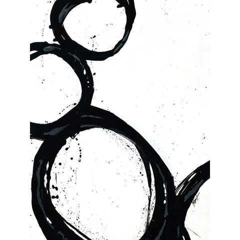 Somer Saults I Black Modern Wood Framed Art Print by Douglass, Farrell