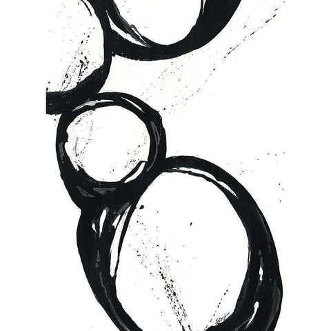 Somer Saults II Black Modern Wood Framed Art Print by Douglass, Farrell