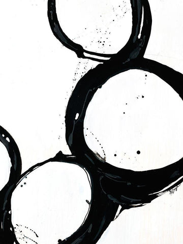 Somer Saults III Black Ornate Wood Framed Art Print with Double Matting by Douglass, Farrell