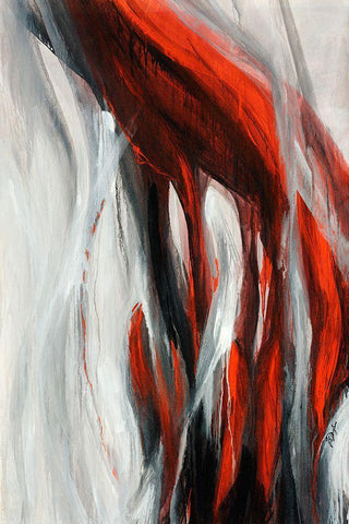 Veil Black Ornate Wood Framed Art Print with Double Matting by Douglass, Farrell