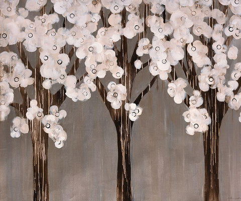 Wonderland Black Ornate Wood Framed Art Print with Double Matting by Edmunds, Sydney