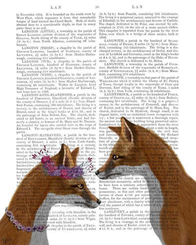 Fox Lovers Black Ornate Wood Framed Art Print with Double Matting by Fab Funky